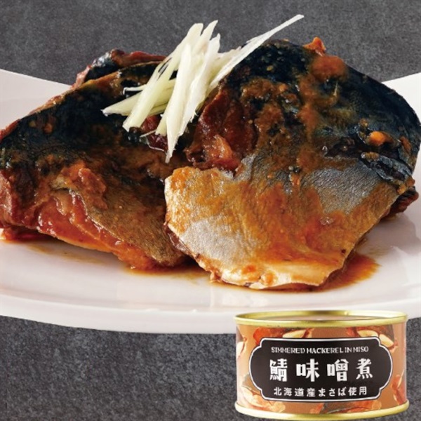 【送料無料】北海道産さば味噌煮缶詰　24缶■(No.0090)