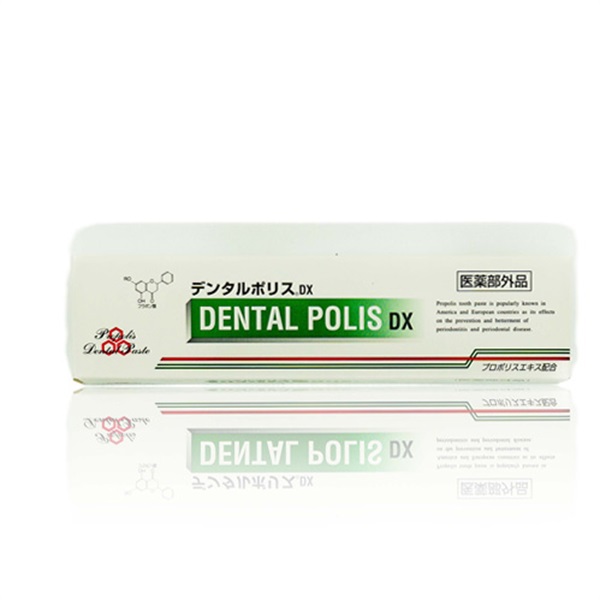 【歯槽膿漏予防】森下仁丹 デンタルポリスDX 80g 歯磨き粉　プロポリス　医薬部外品